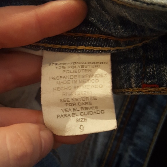 Stone Love blue jeans size 9 - Picture 5 of 6